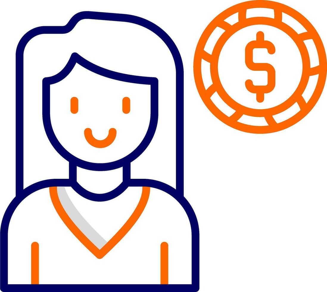 Financial Advisor Vector Icon