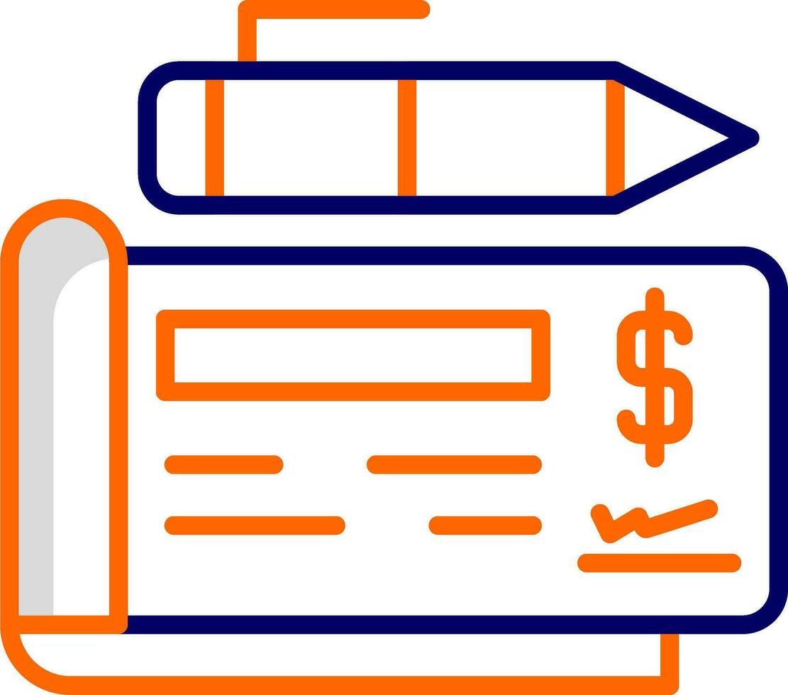 Checkbook Vector Icon