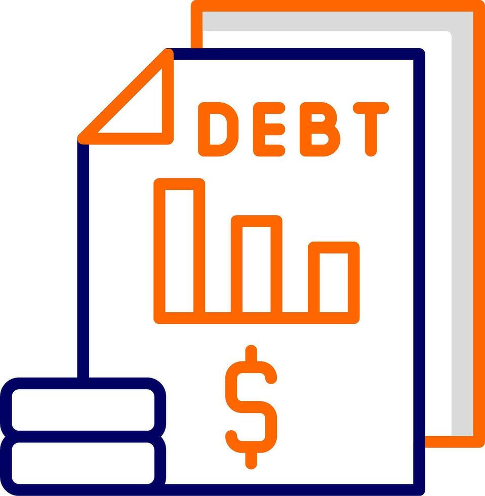 Debt Vector Icon