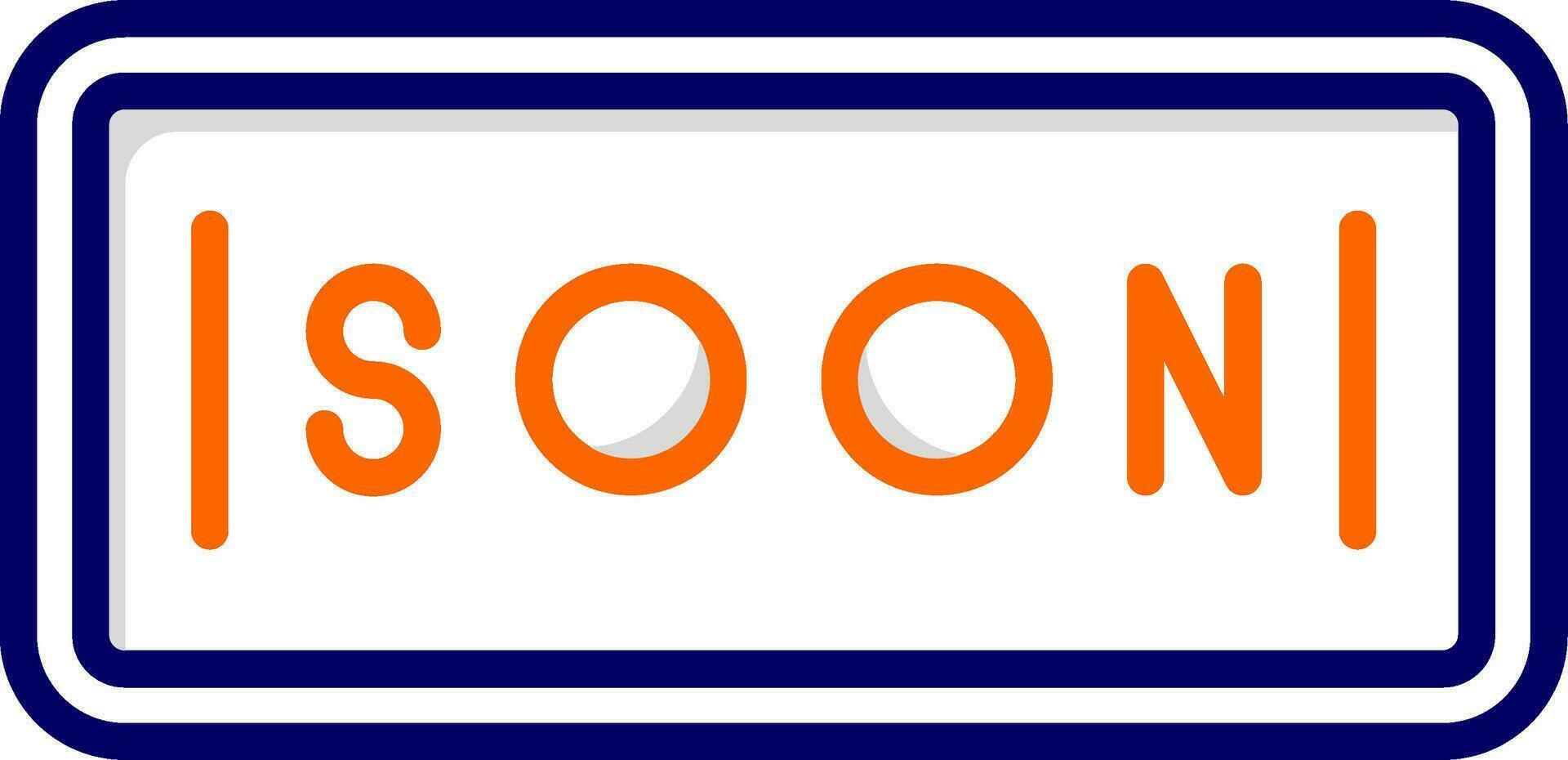 Soon Vector Icon