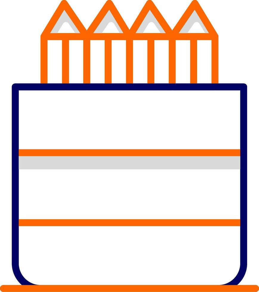 Pencil Holder Vector Icon