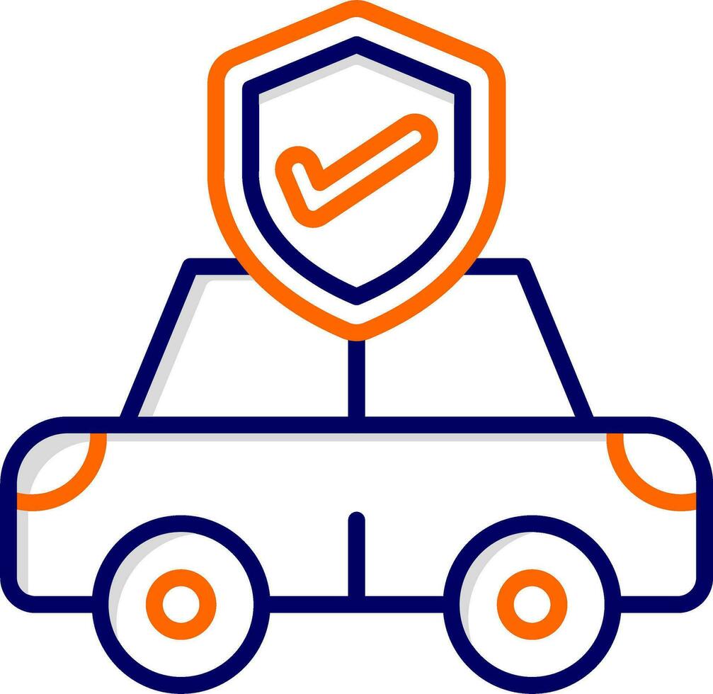 Car Insurance Vector Icon