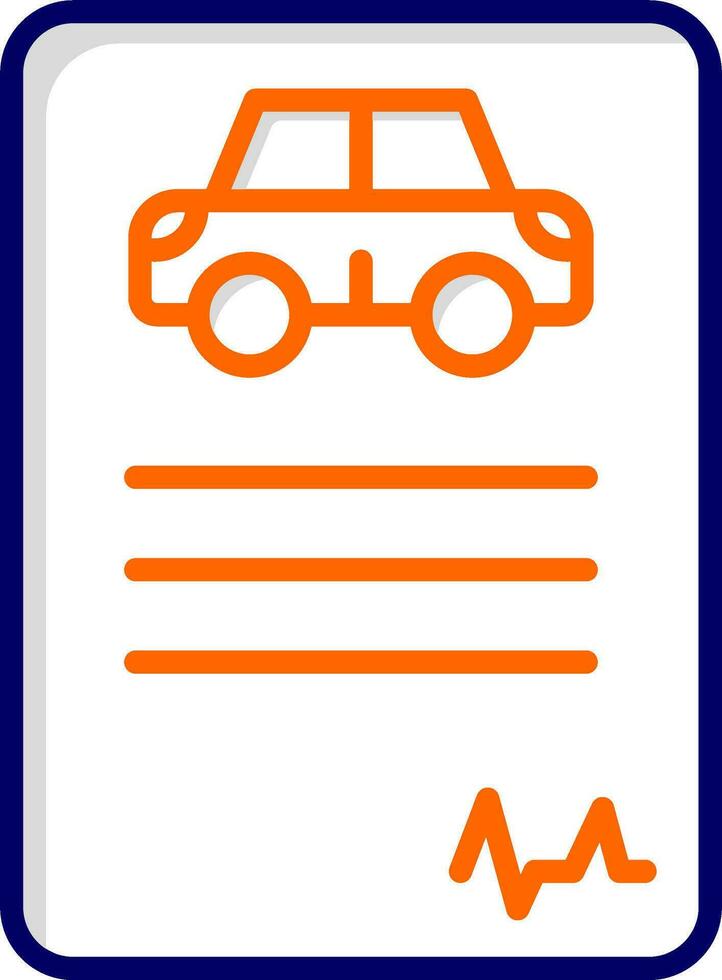 Driving License Vector Icon