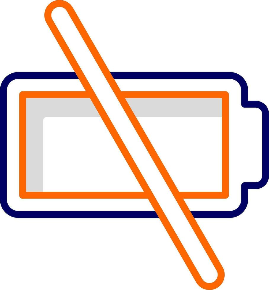 Empty Battery Vector Icon