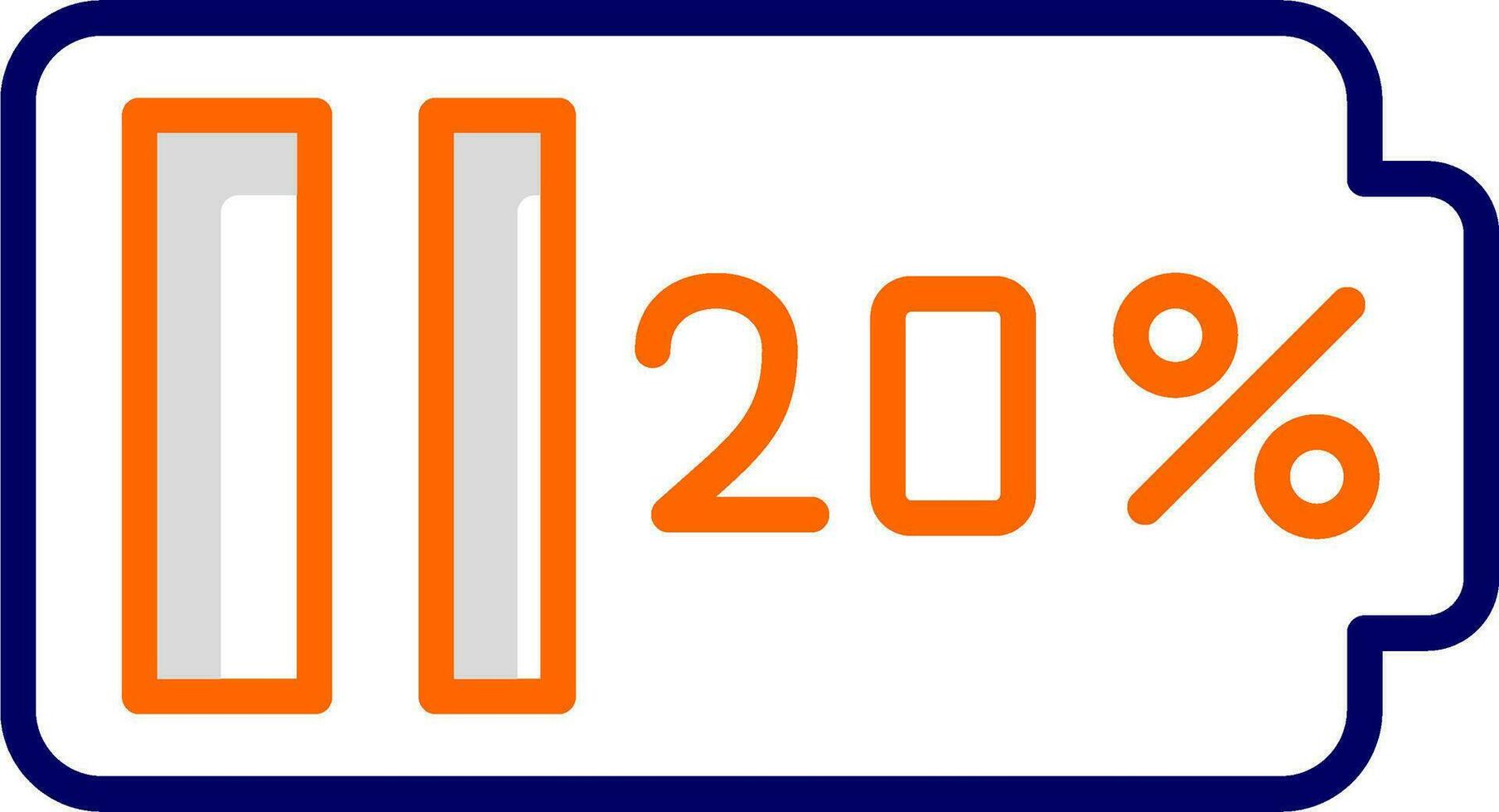 20 Percent Vector Icon