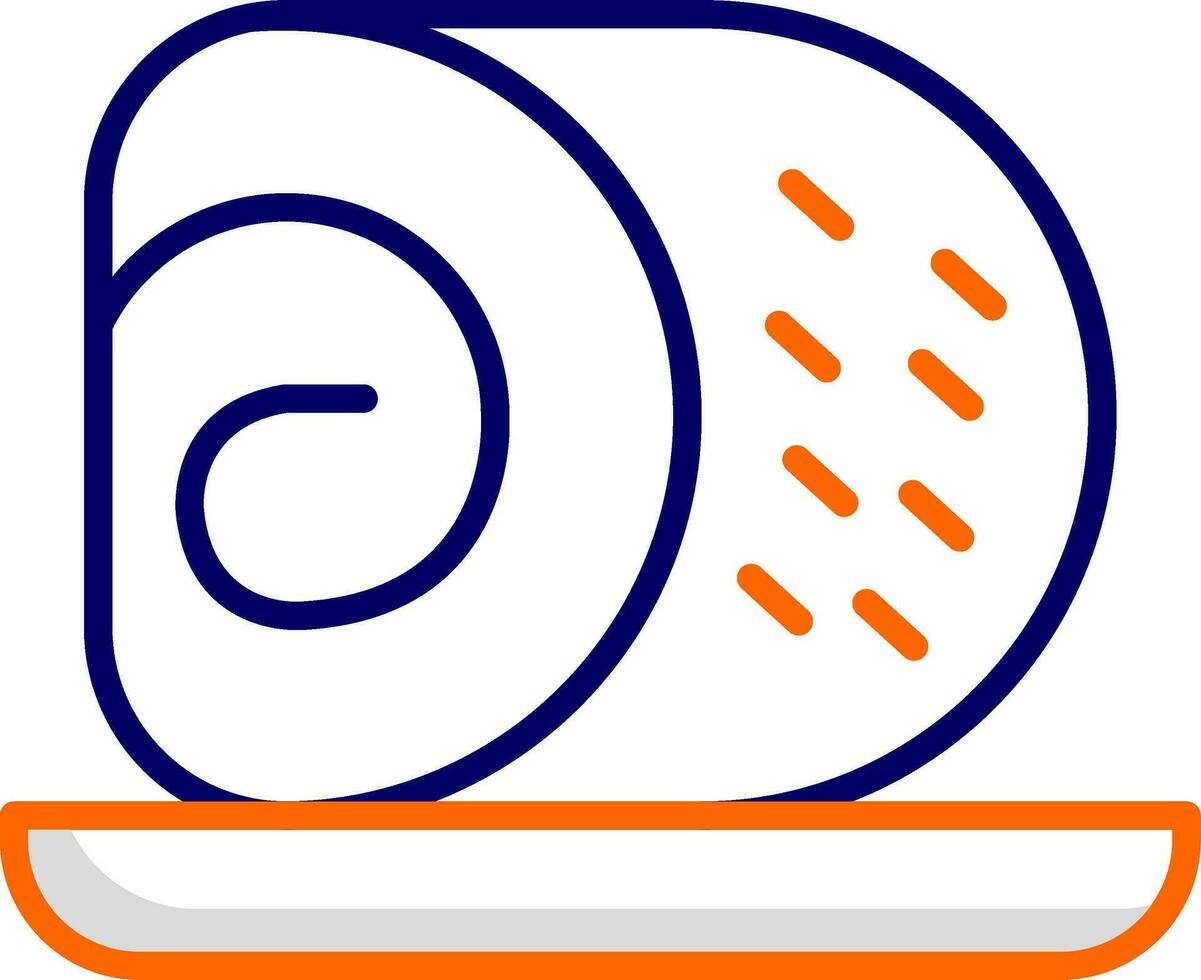 Roll Cake Vector Icon