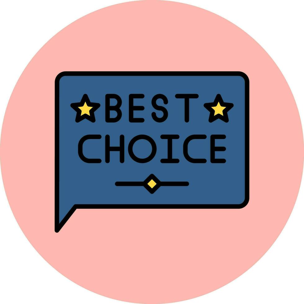 Best Choice Vector Icon