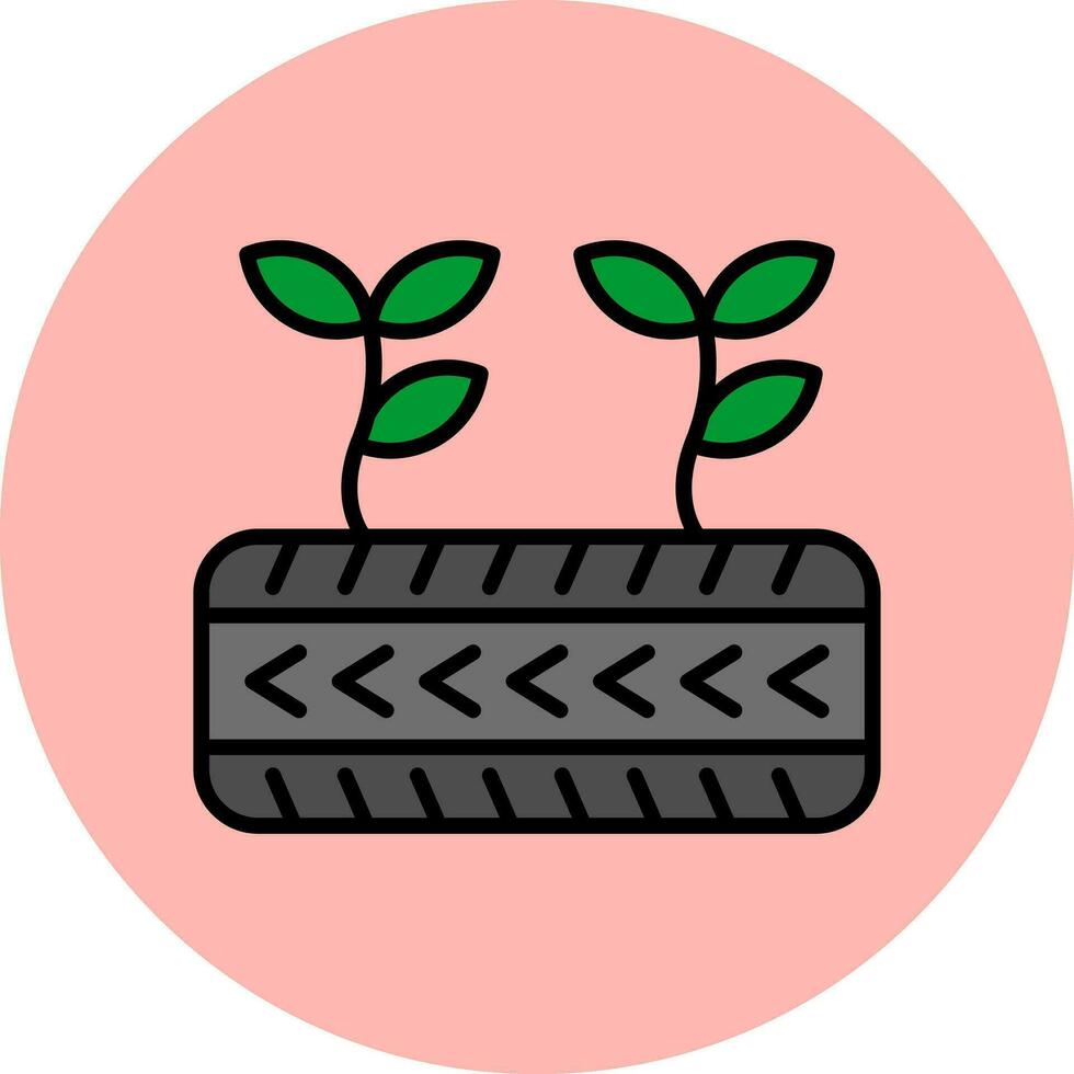 Tire Vector Icon