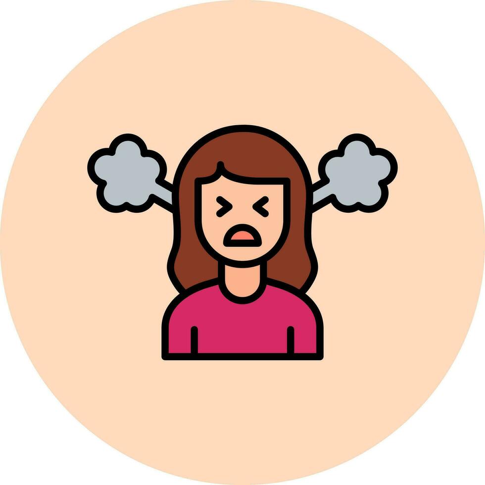 Angry Vector Icon