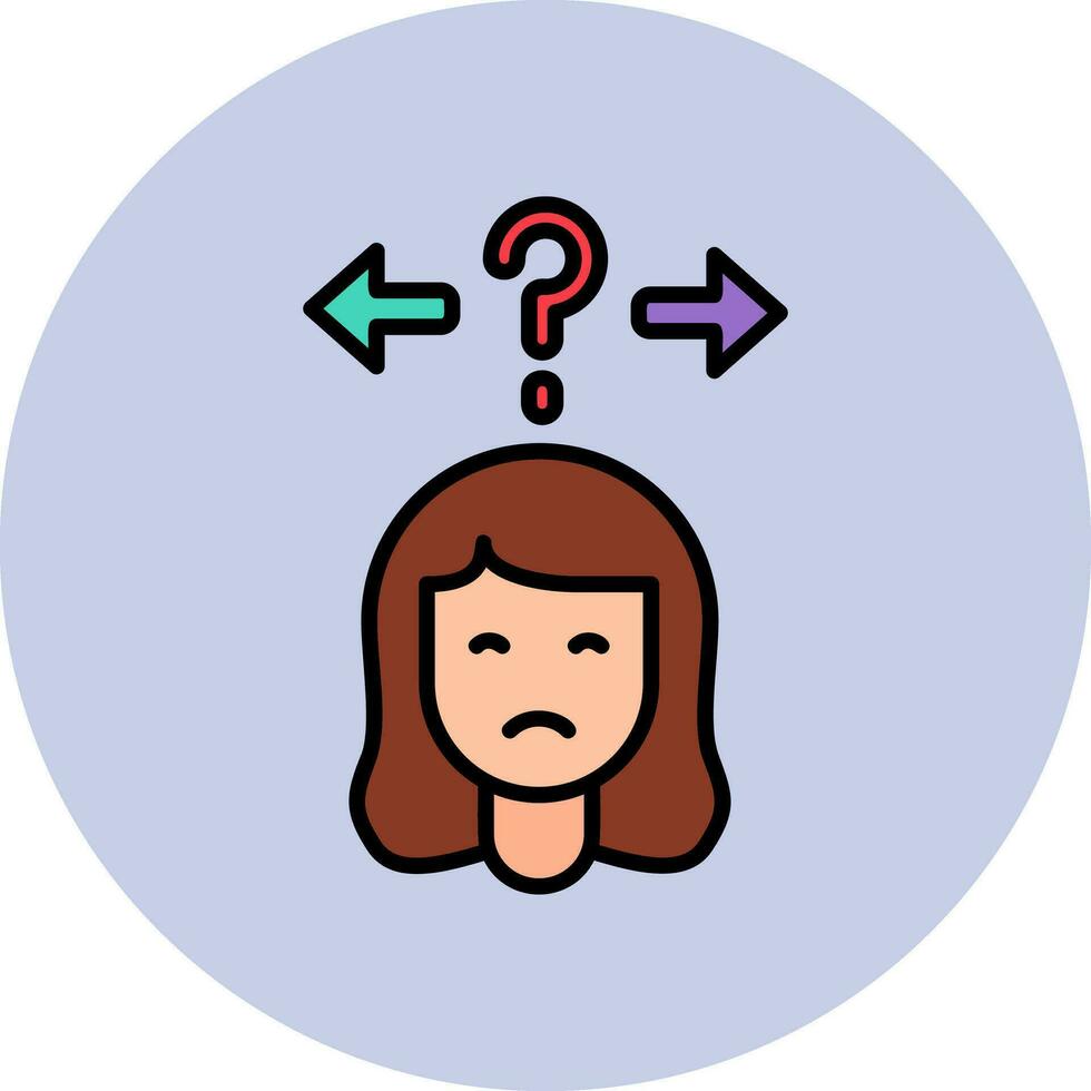 Uncertainty Vector Icon