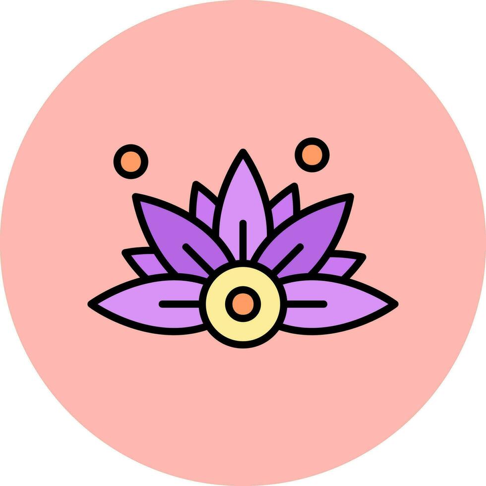 icono de vector de flor de loto