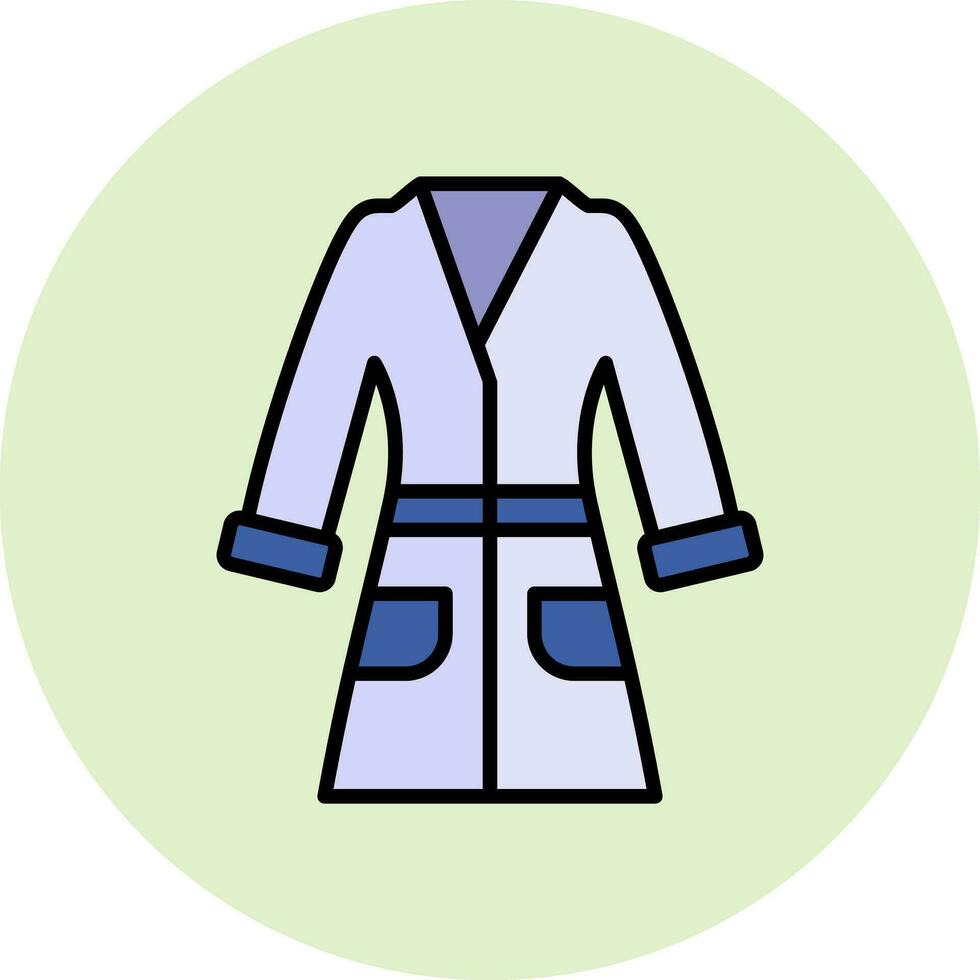 Bathrobe Vector Icon