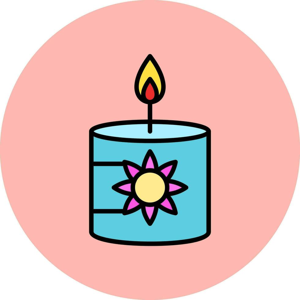 Scented Candle Vector Icon