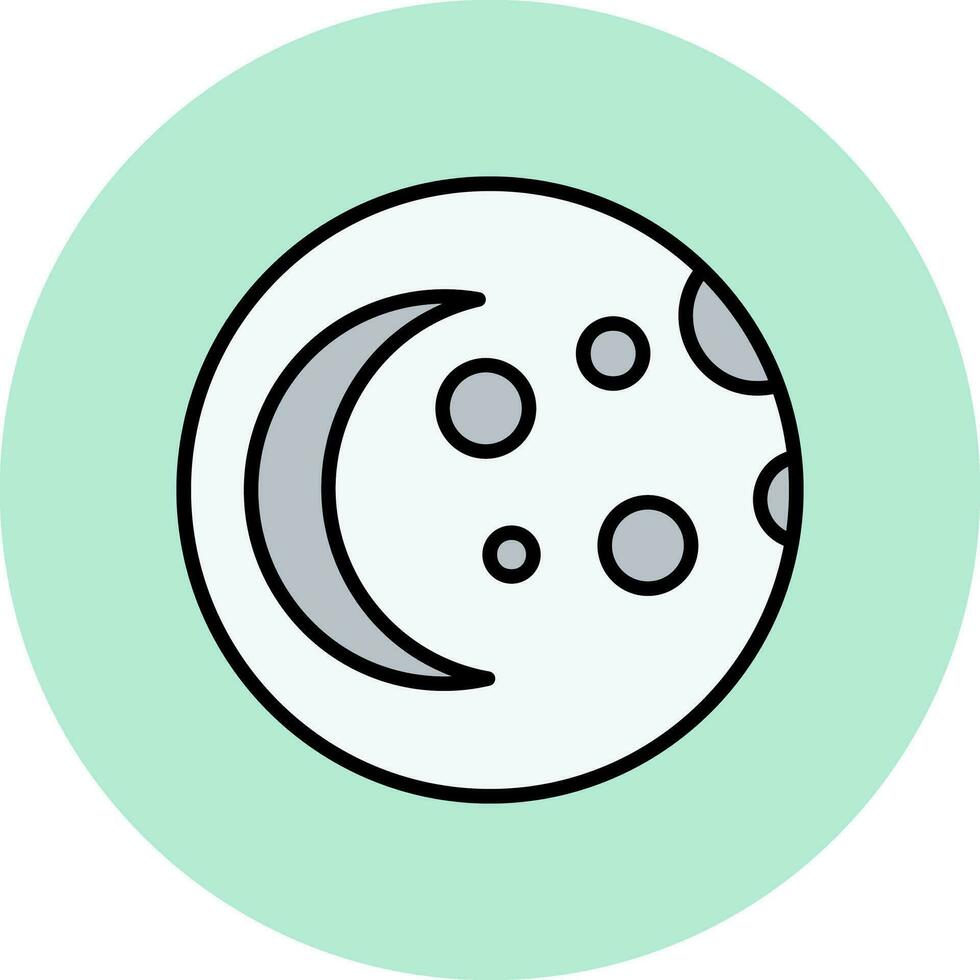 icono de vector de luna