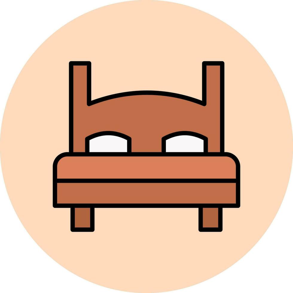 Double Bed Vector Icon
