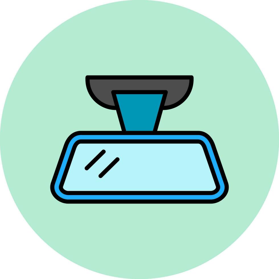 Rearview Mirror Vector Icon