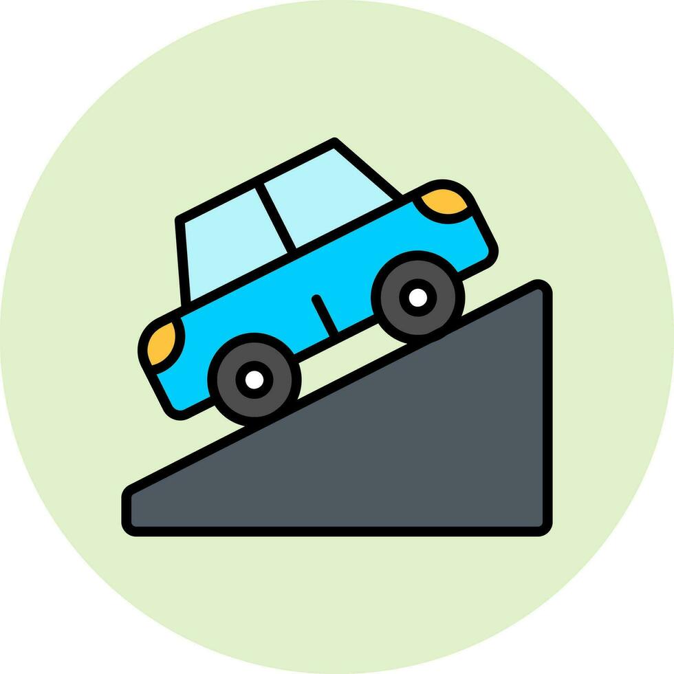 Uphill Vector Icon