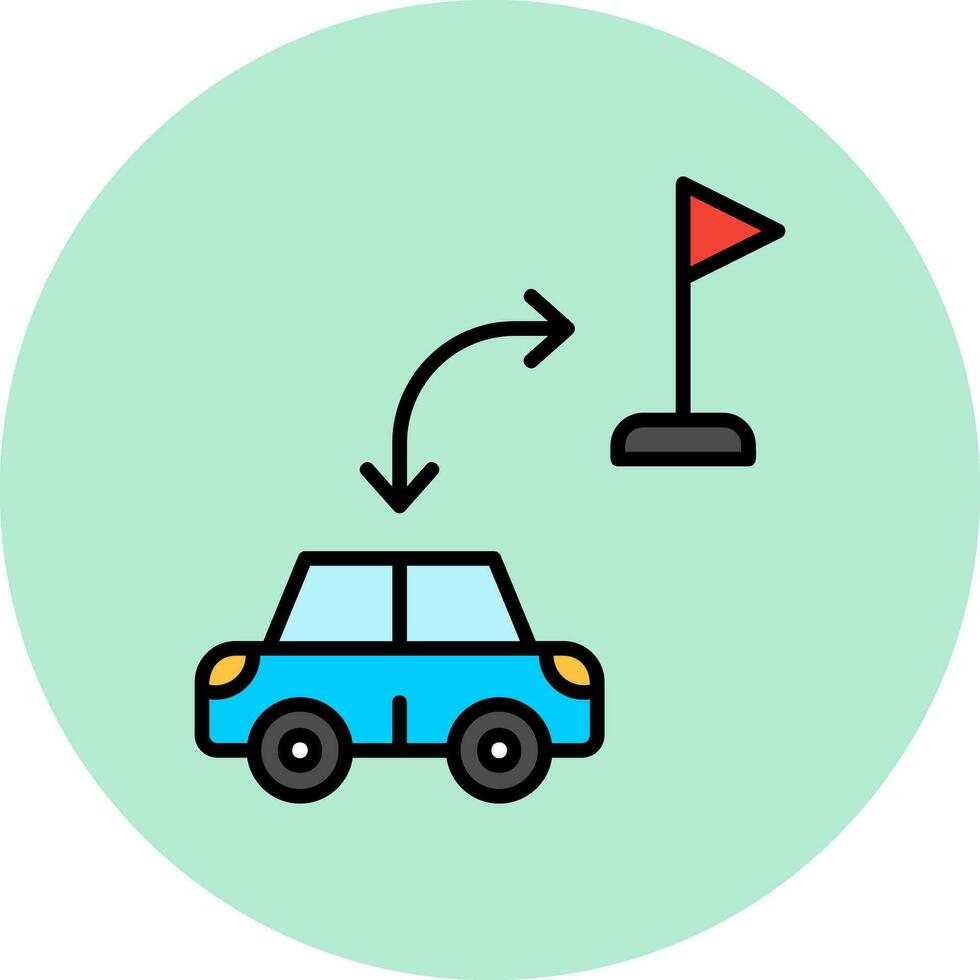 Driving School Vector Icon