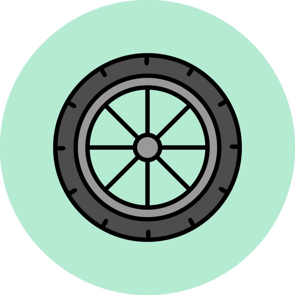 Wheel Vector Icon