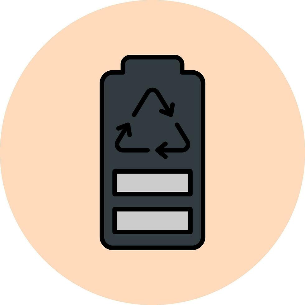 icono de vector de reciclaje