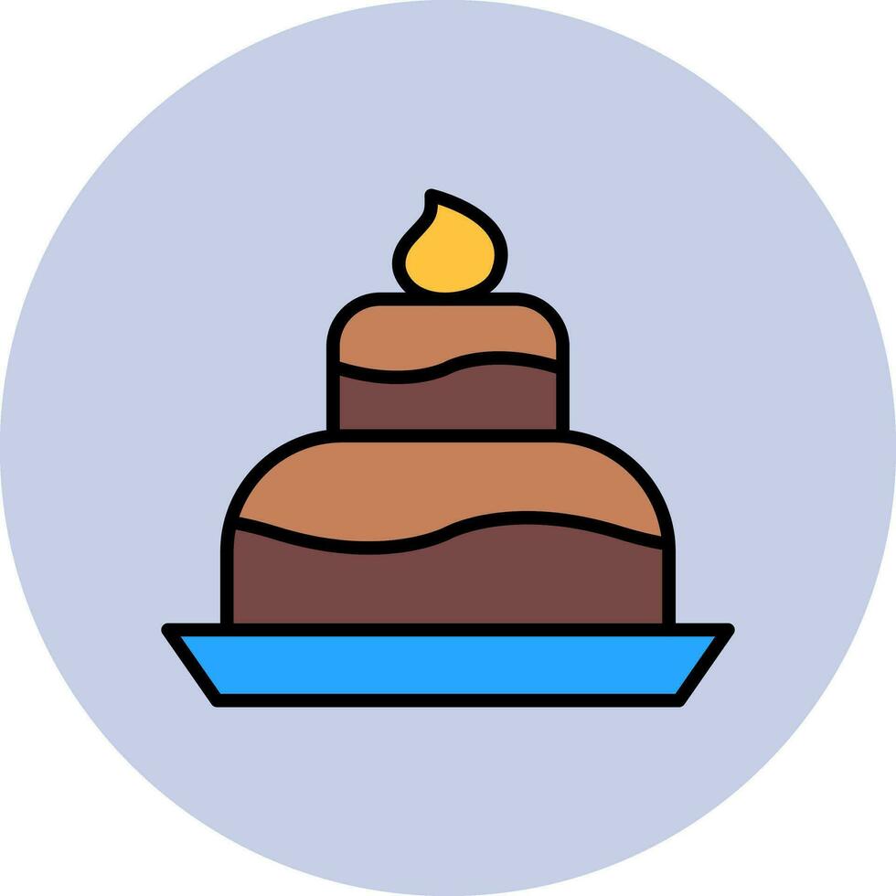 Wedding Cake Vector Icon
