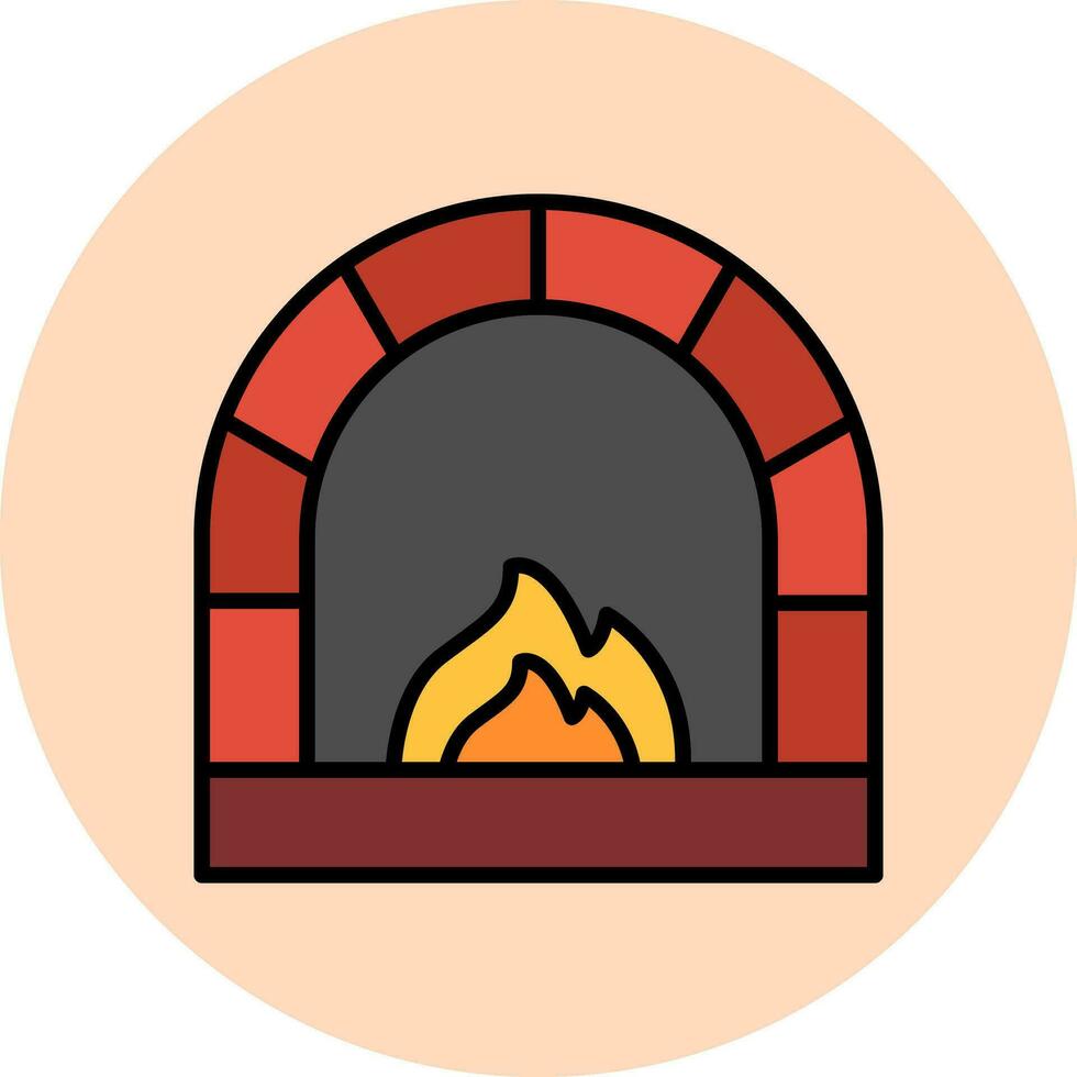 Stone Oven Vector Icon