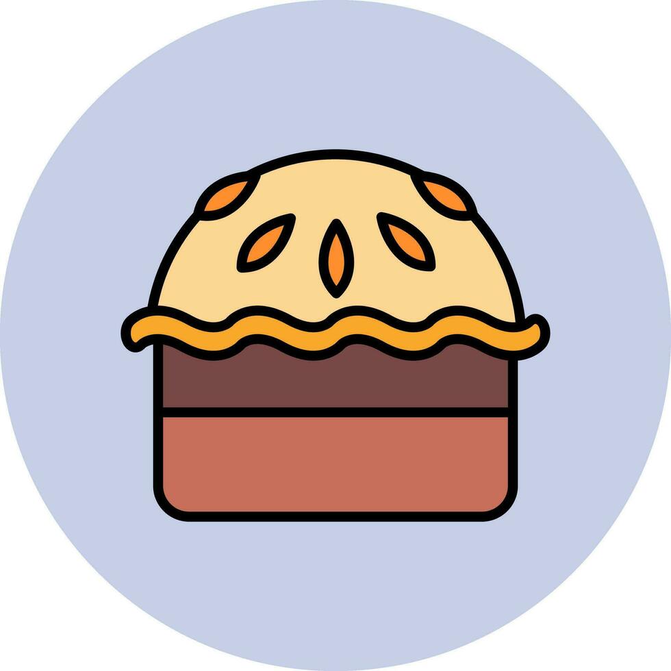 Pie Vector Icon