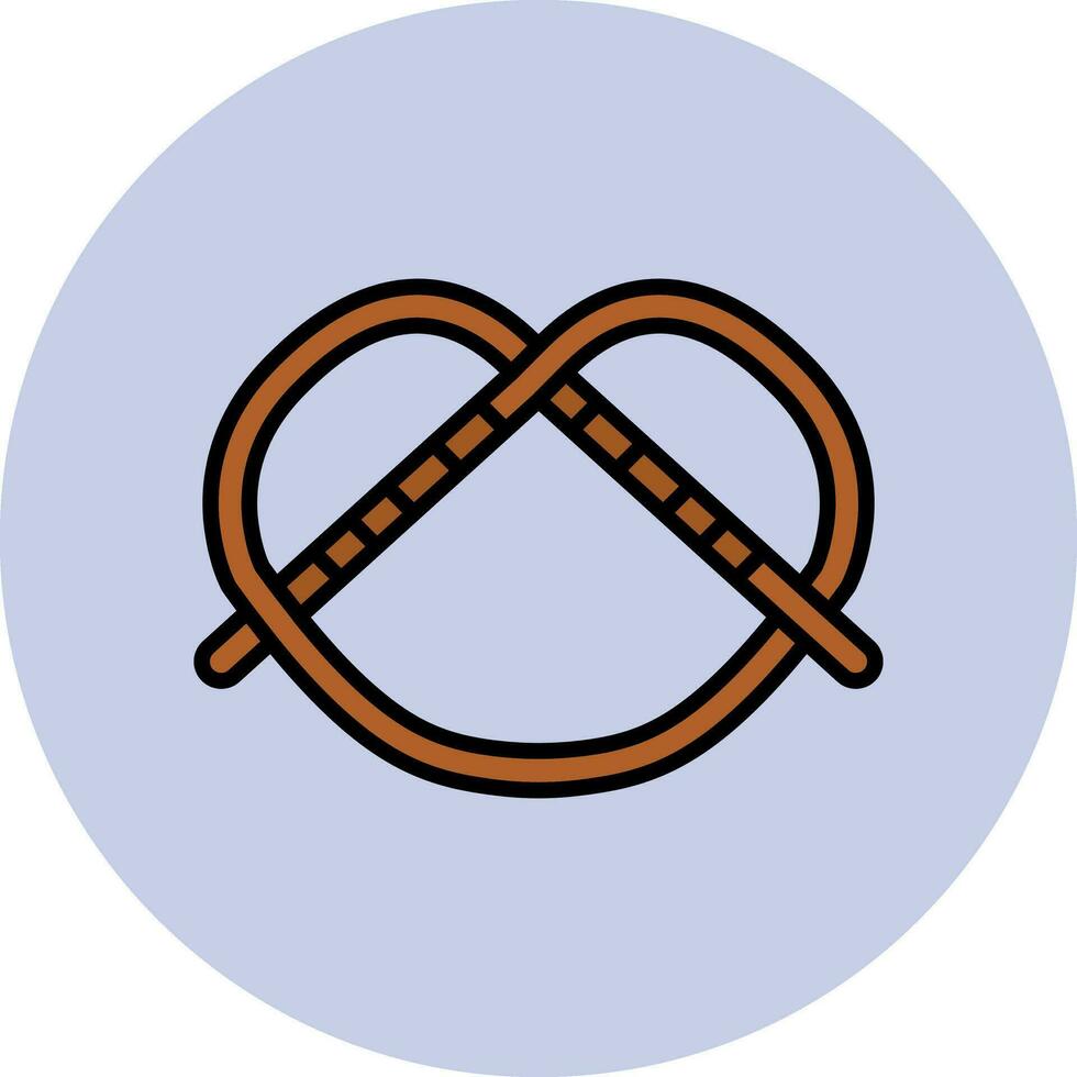 Pretzel Vector Icon