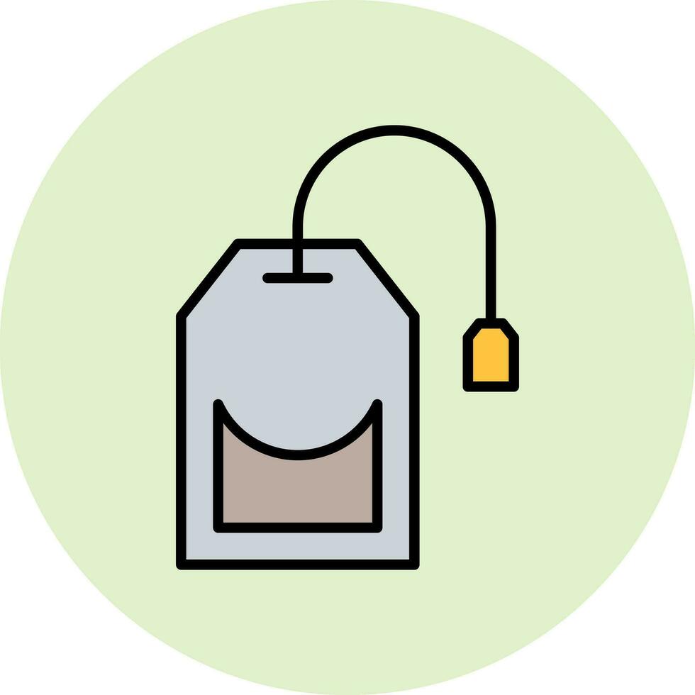 Tea Bag Vector Icon