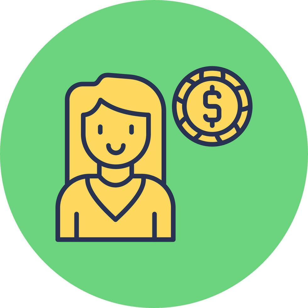 Financial Advisor Vector Icon