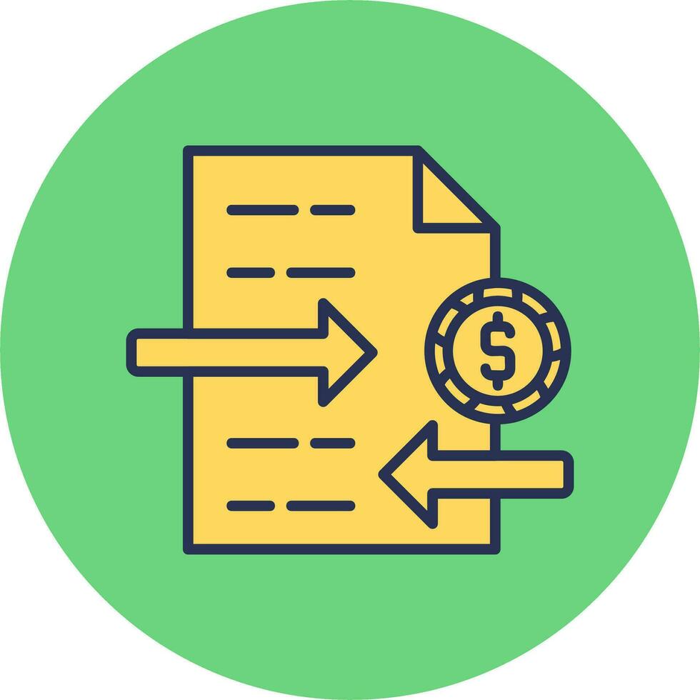 Transaction History Vector Icon