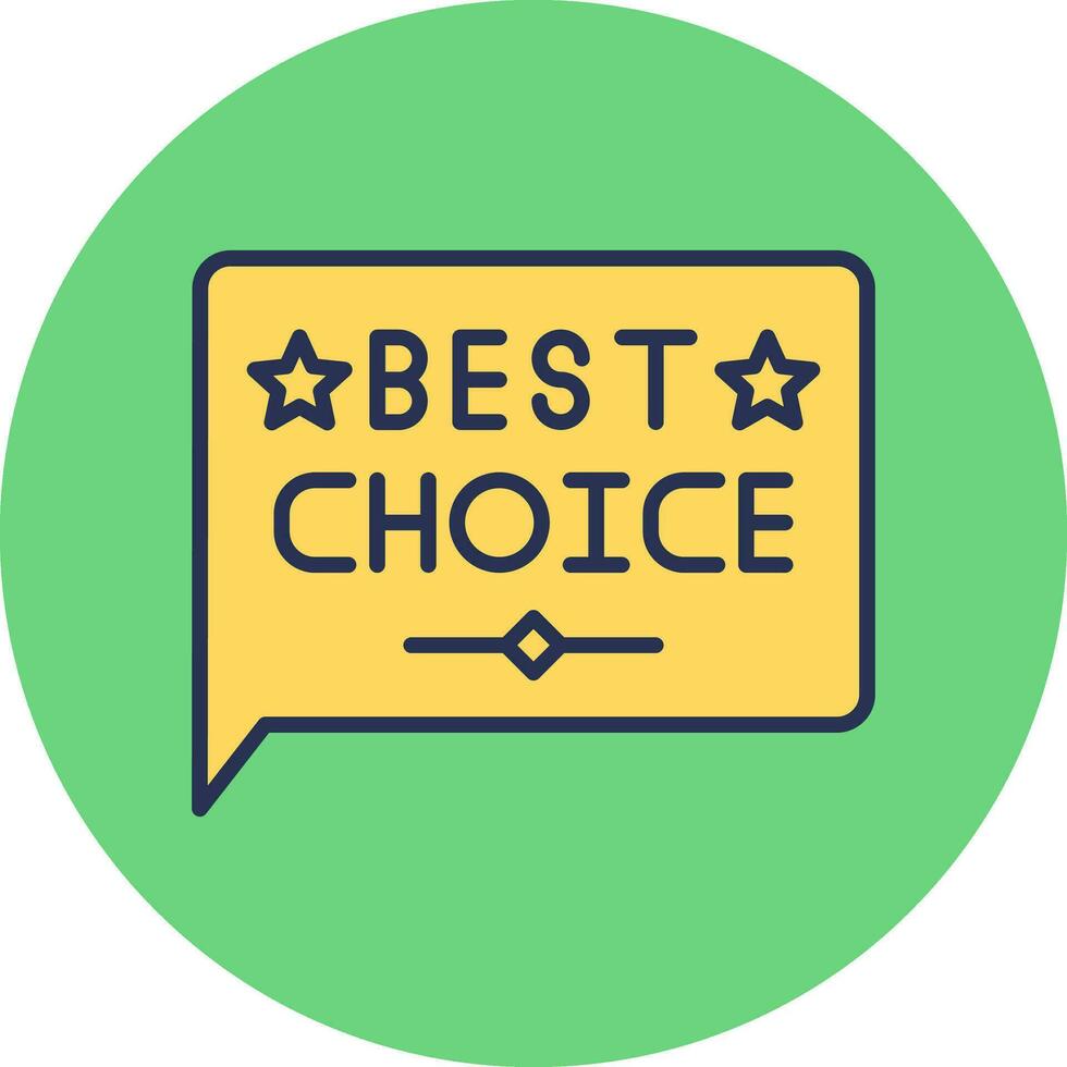 Best Choice Vector Icon