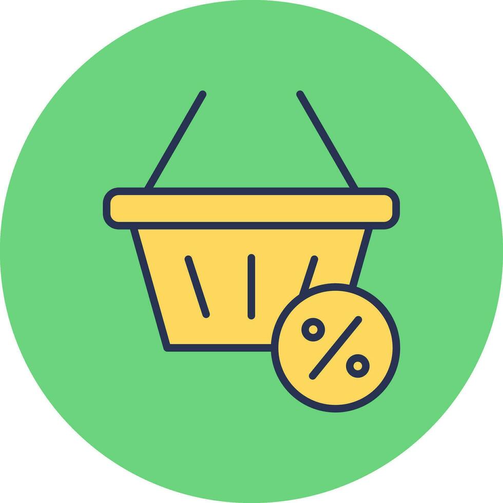 Shopping Basket Vector Icon