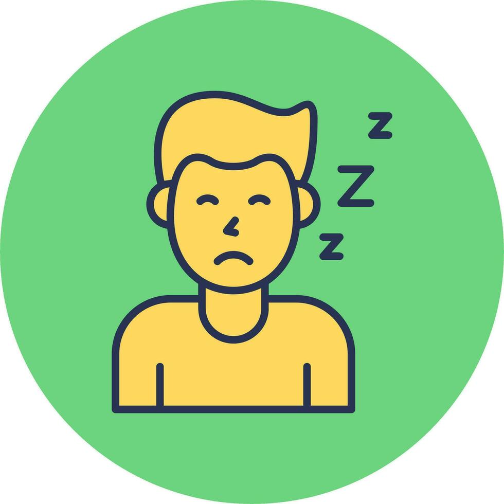 Bored Vector Icon