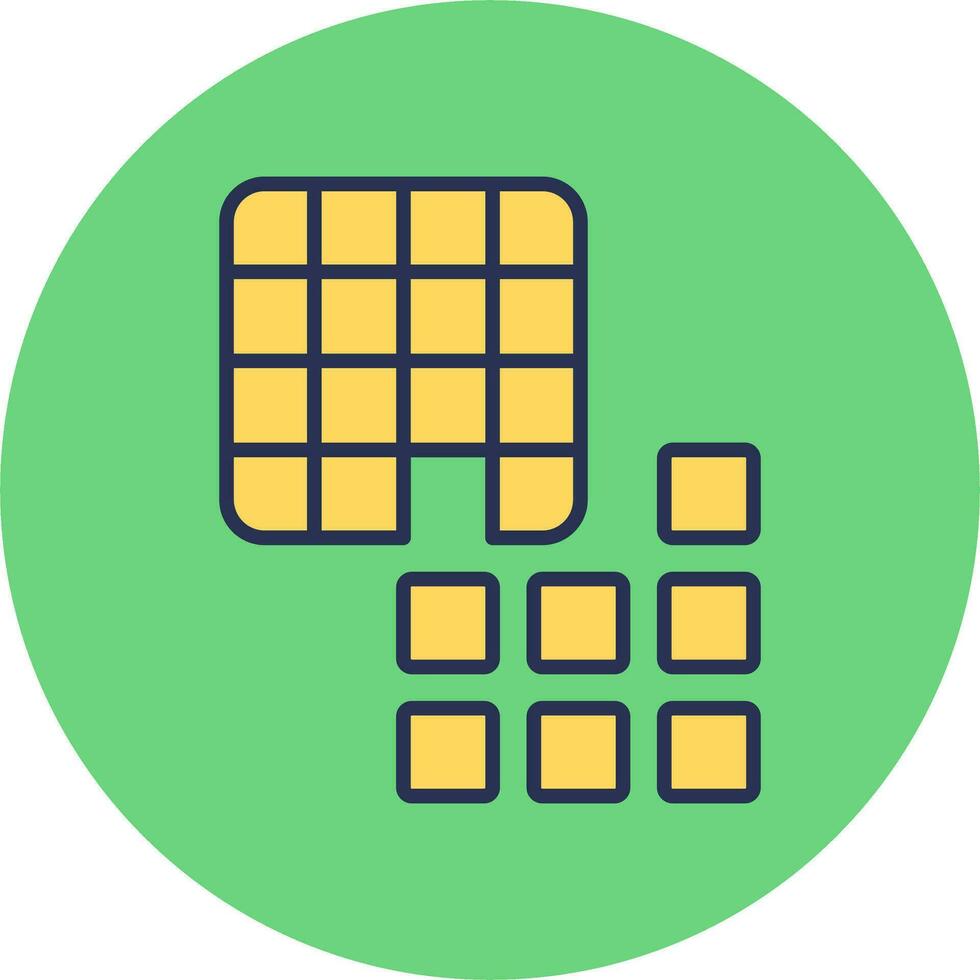 Mosaic Vector Icon