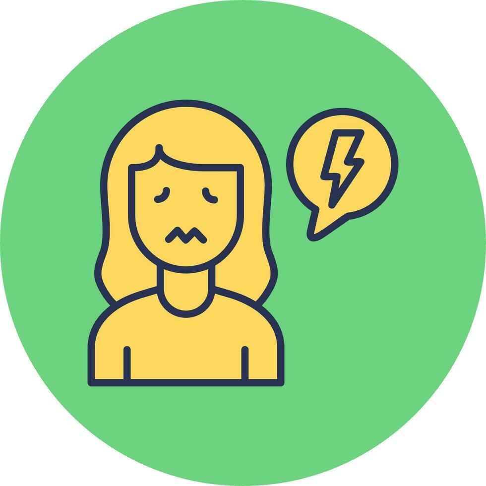 Overwhelmed Vector Icon