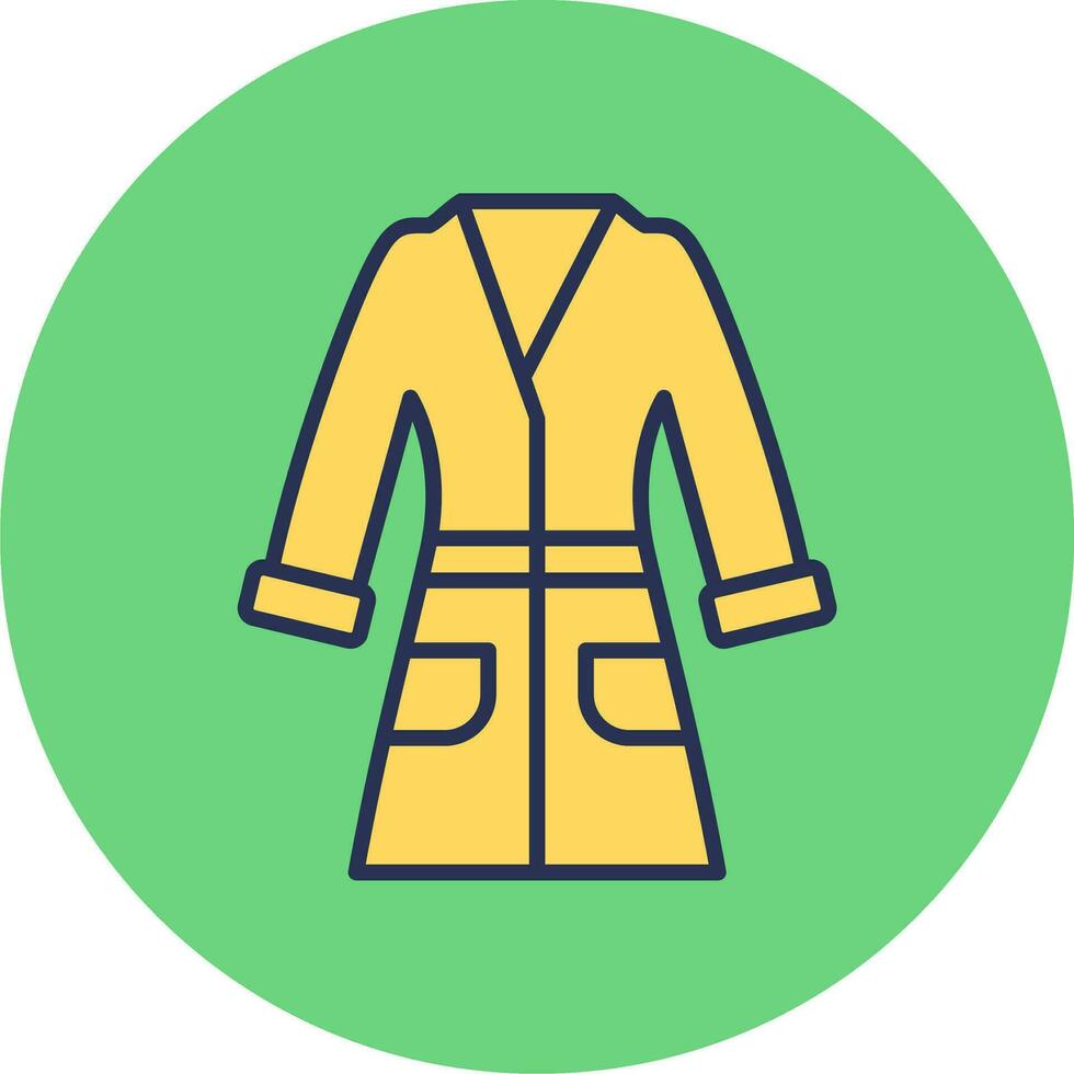 Bathrobe Vector Icon