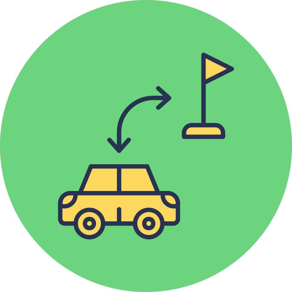 Driving School Vector Icon