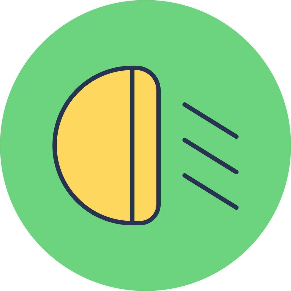 Car Light Vector Icon