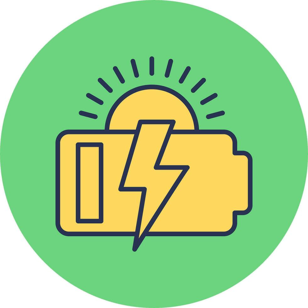 Solar Energy Vector Icon