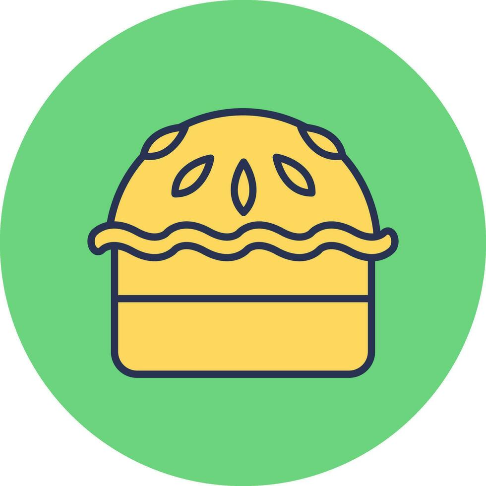 Pie Vector Icon
