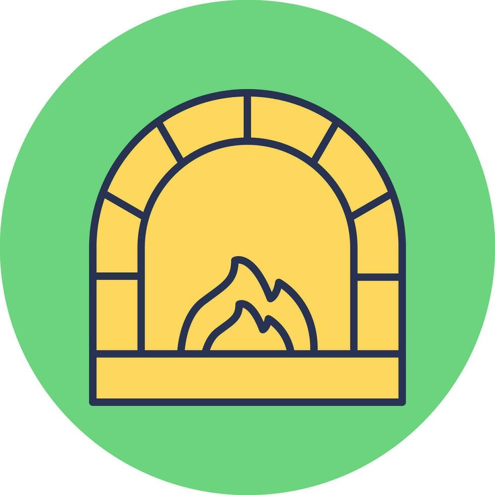 Stone Oven Vector Icon