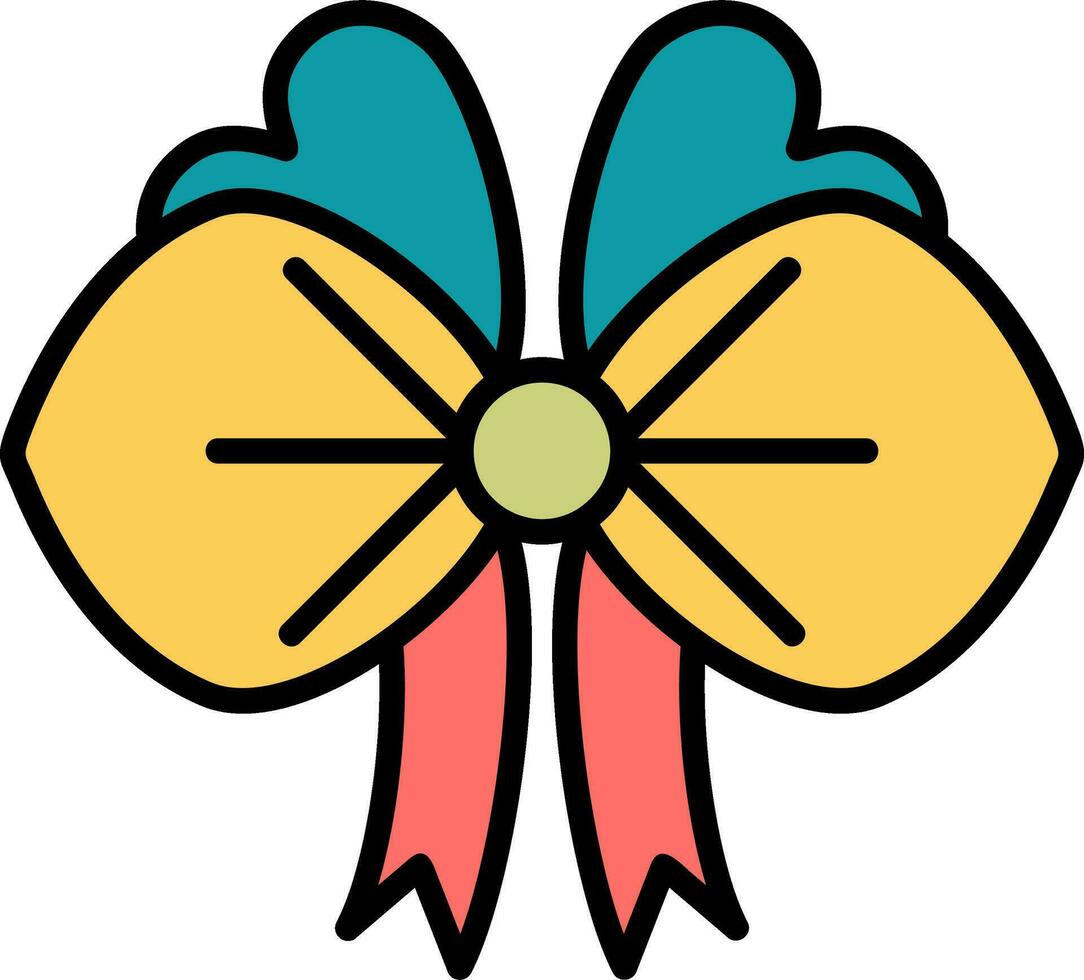 Ribbon Bow Vector Icon