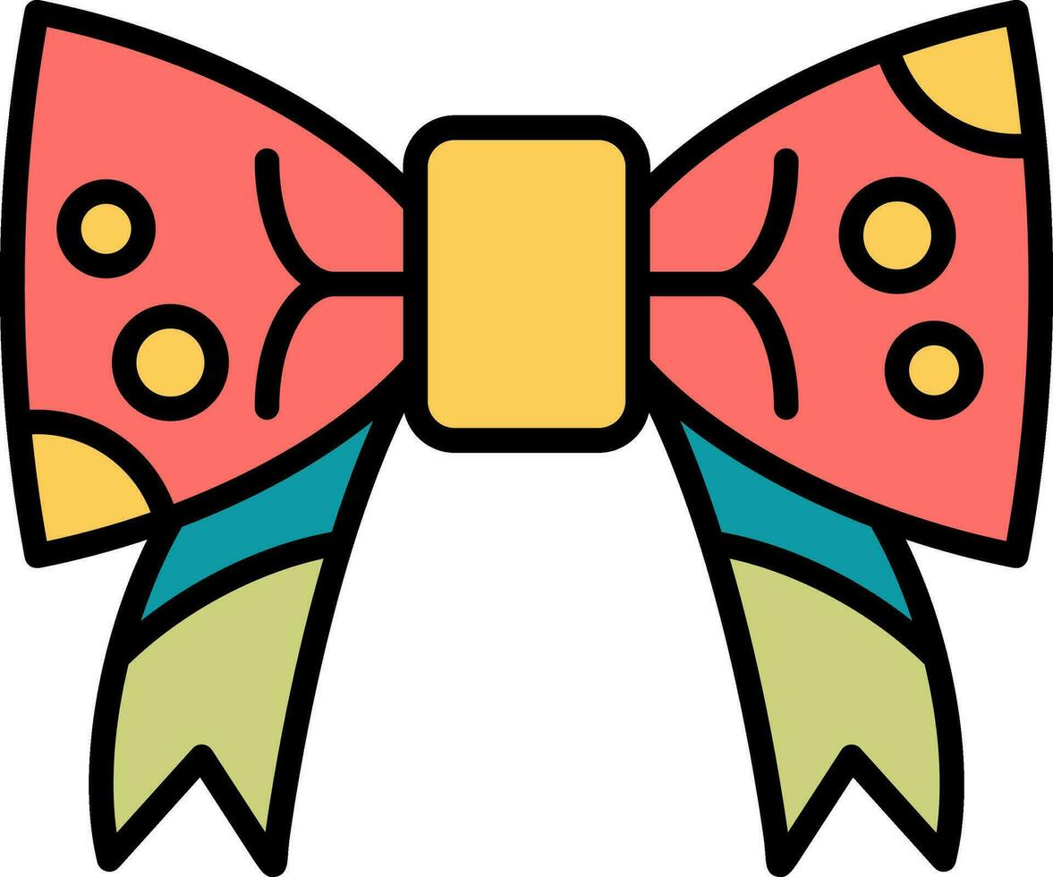 Ribbon Bow Vector Icon