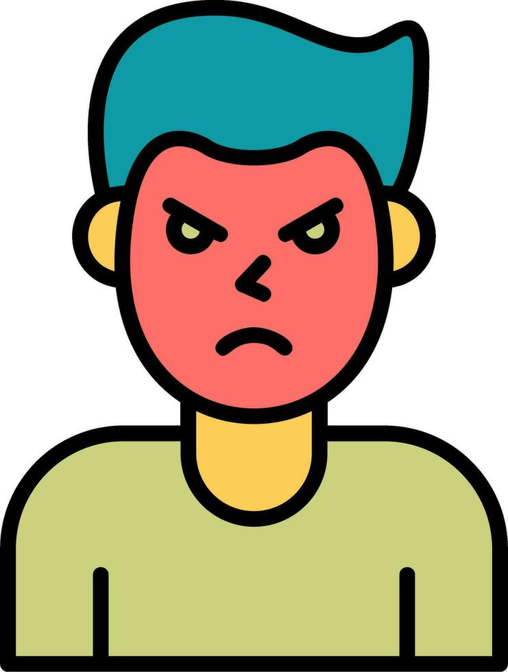 Angry Vector Icon