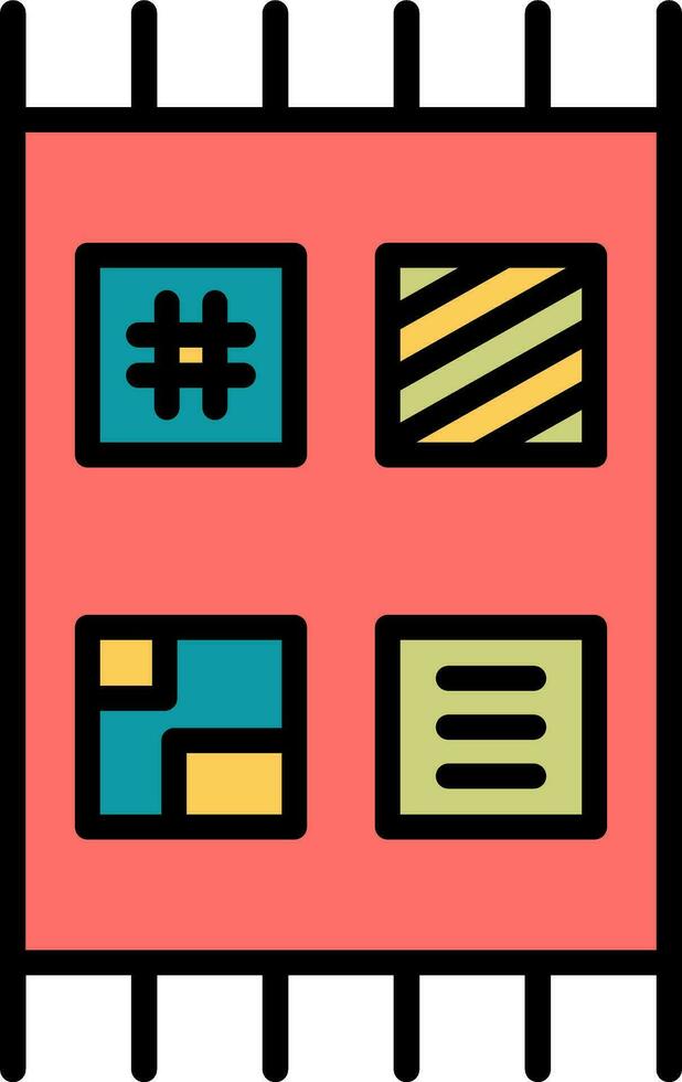 Patchwork Vector Icon