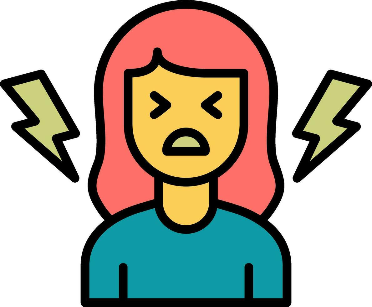 Suffer Vector Icon