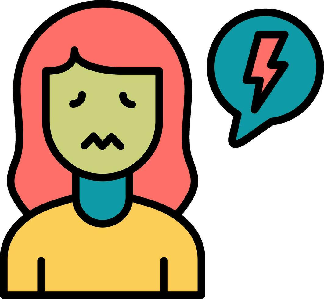Overwhelmed Vector Icon