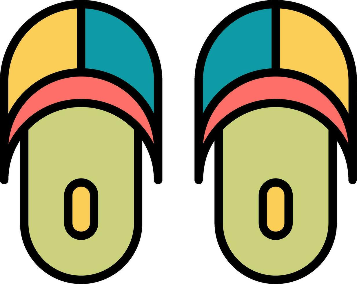 Slippers Vector Icon