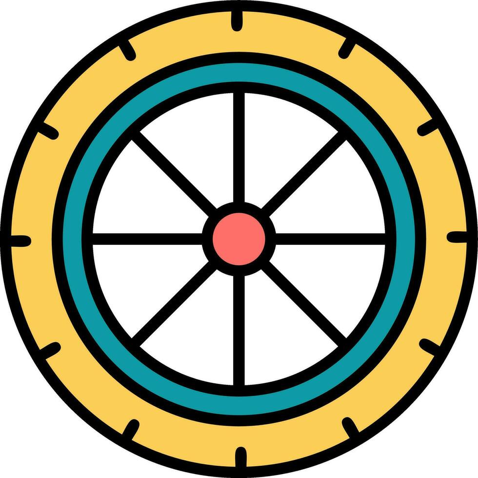 Wheel Vector Icon